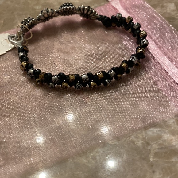 Leather & Metal Bracelet - Picture 2 of 4